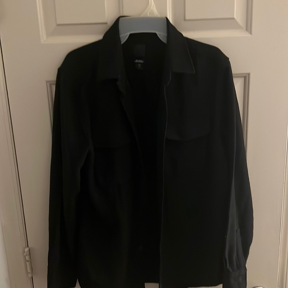 Soft black over shirt